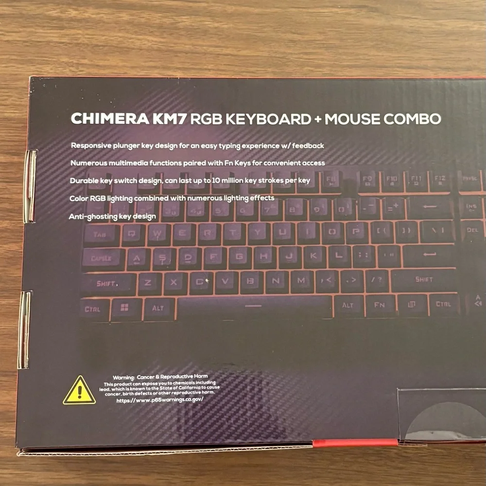 iBUYPOWER Chimera KM7 RGB Keyboard and Mouse Combo